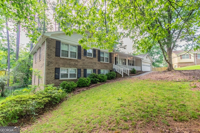 2814 Brackenwood Dr, Snellville, GA 30039 - ranch-style home with a garage and brick siding