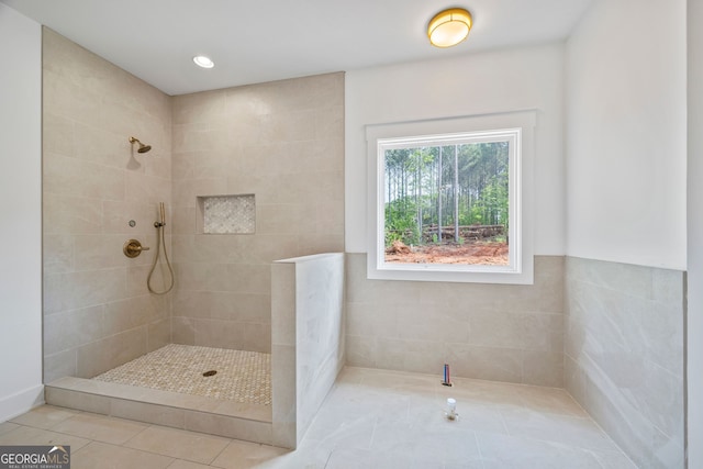 4751 H D Atha Rd, Covington, GA 30014 - full bath featuring tile patterned flooring and a walk in shower