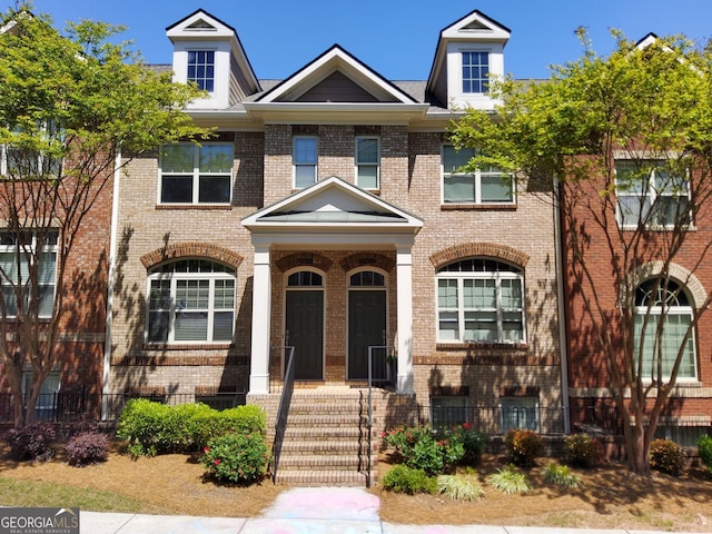 10856 Ellicot Way, Alpharetta, GA 30022 - view of front of property with brick siding