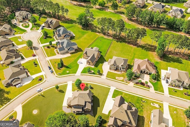 drone / aerial view featuring a residential view