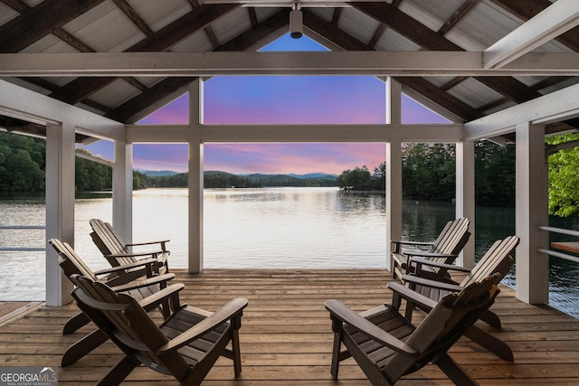 1006 Perrin Cove Rd, Tiger, GA 30576 - dock with a water view