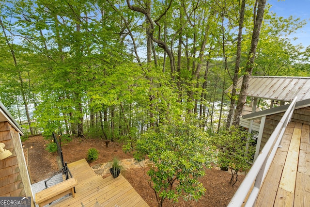 1006 Perrin Cove Rd, Tiger, GA 30576 - view of deck