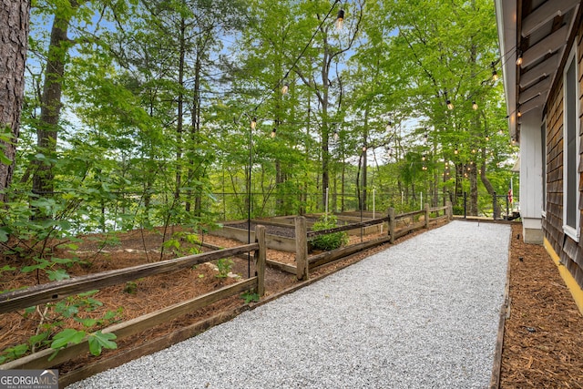 1006 Perrin Cove Rd, Tiger, GA 30576 - view of yard with a garden