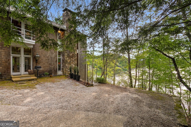 1006 Perrin Cove Rd, Tiger, GA 30576 - view of yard featuring a balcony