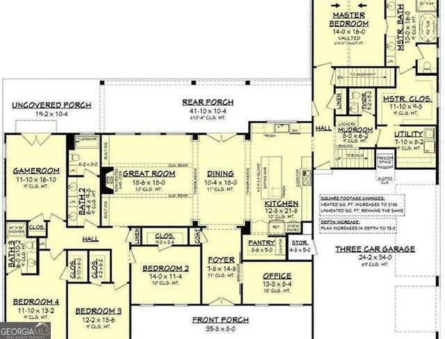 1560 Howell Bridge Rd, Ball Ground, GA 30107 - plan