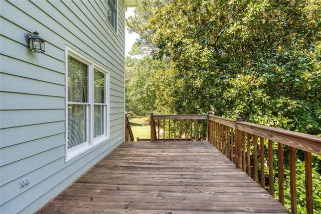 view of deck