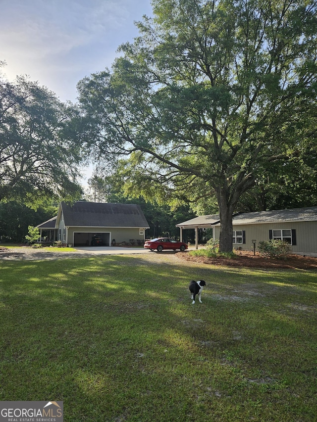 view of yard