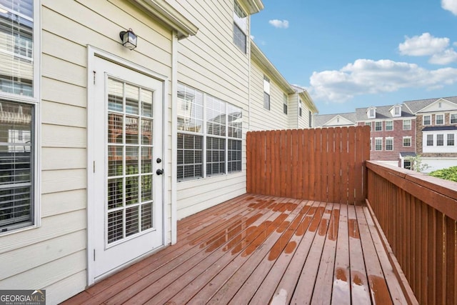 3505 Chattahoochee Summit Ln SE Unit 25, Atlanta, GA 30339 - wooden deck with a residential view