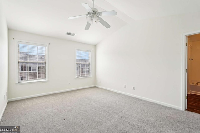 3505 Chattahoochee Summit Ln SE Unit 25, Atlanta, GA 30339 - spare room with carpet flooring and ceiling fan
