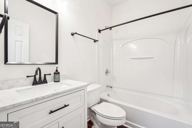 3505 Chattahoochee Summit Ln SE Unit 25, Atlanta, GA 30339 - bathroom featuring vanity and tub / shower combination