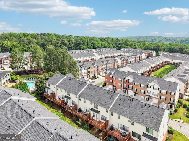 3505 Chattahoochee Summit Ln SE Unit 25, Atlanta, GA 30339 - aerial perspective of suburban area with a pool area