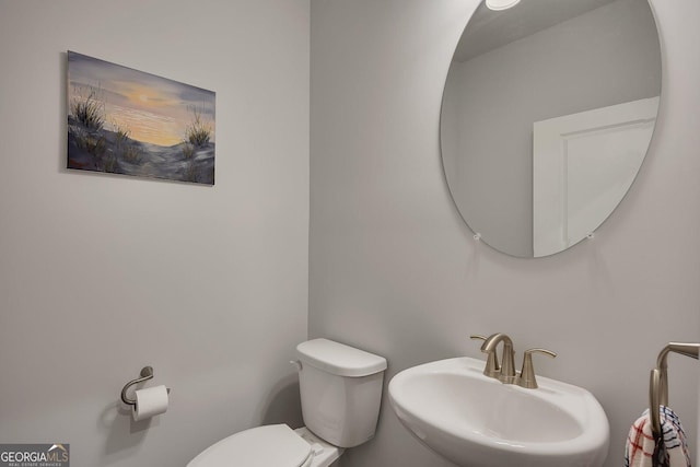 463 Marston Pass, Acworth, GA 30102 - half bathroom featuring toilet and a sink