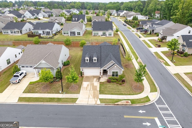 463 Marston Pass, Acworth, GA 30102 - bird's eye view featuring a residential view