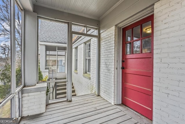 960 Byron Dr SW, Atlanta, GA 30310 - unfurnished sunroom with a healthy amount of sunlight