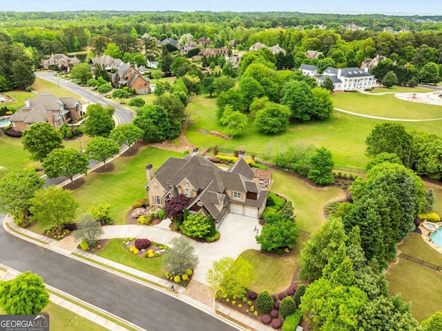 2855 Drayton Hall Dr, Buford, GA 30519 - bird's eye view with a residential view