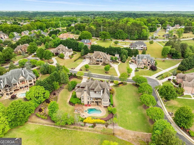 2855 Drayton Hall Dr, Buford, GA 30519 - drone / aerial view with a residential view