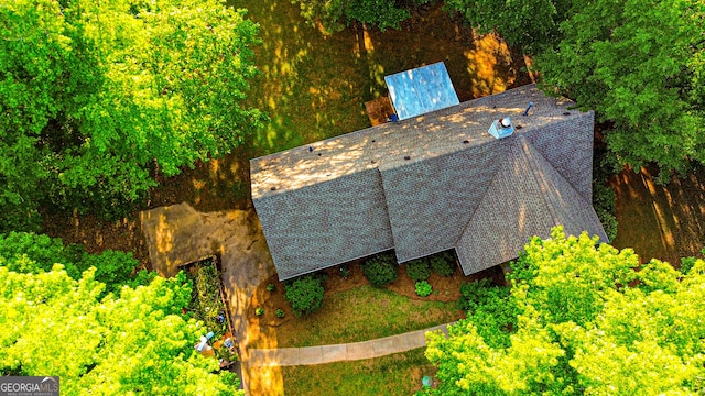 drone / aerial view