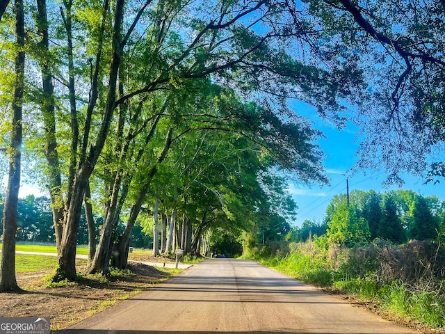view of road