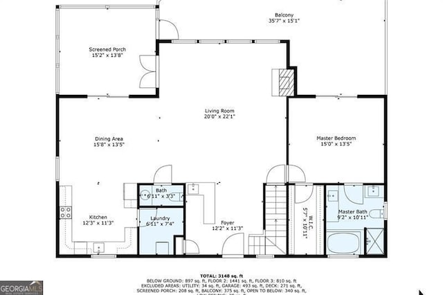 334 Little Pine Mountain Rd, Jasper, GA 30143 - view of layout