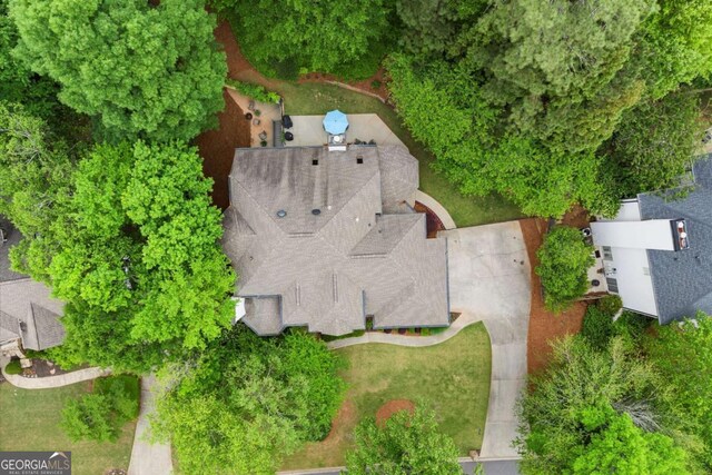 aerial view