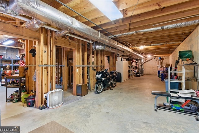 6034 Addington Dr NW, Acworth, GA 30101 - view of unfinished below grade area