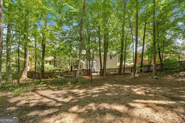 6034 Addington Dr NW, Acworth, GA 30101 - view of yard featuring a fenced front yard