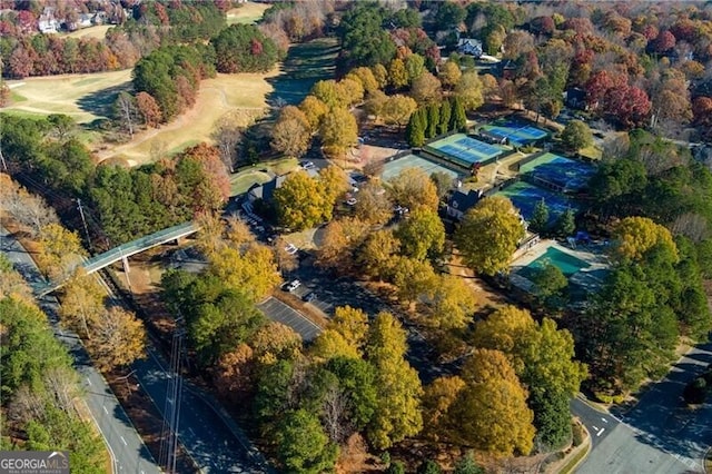 aerial overview of property's location