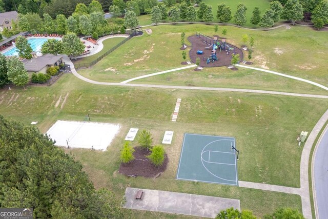 bird's eye view