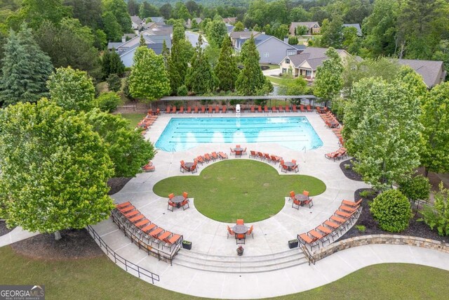 view of community pool