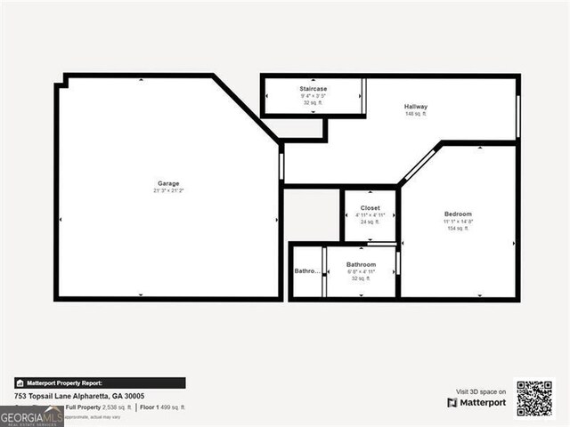 753 Topsail Ln, Alpharetta, GA 30005 - view of floor plan / room layout