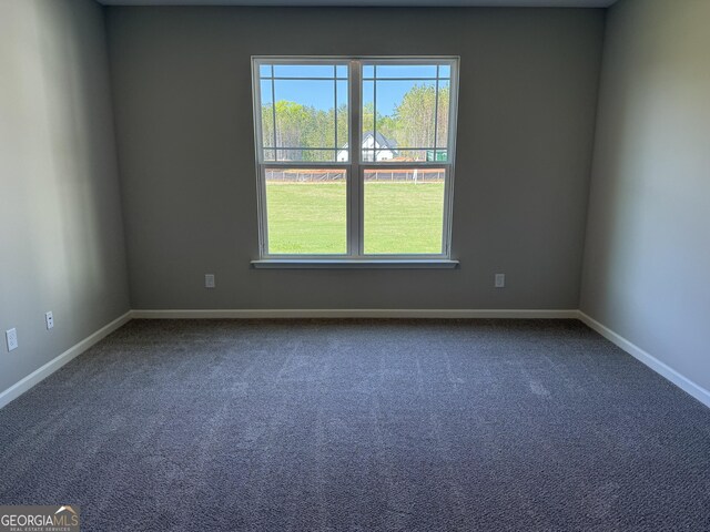 788 Traveler Ln, Williamson, GA 30292 - spare room featuring baseboards, plenty of natural light, and dark carpet