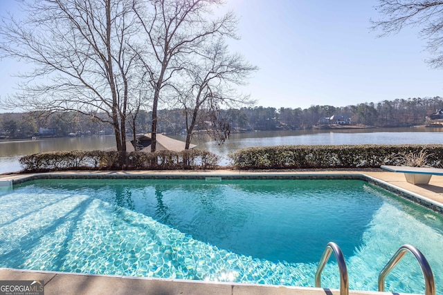 302 Odom Dr, Hamilton, GA 31811 - outdoor pool with a water view