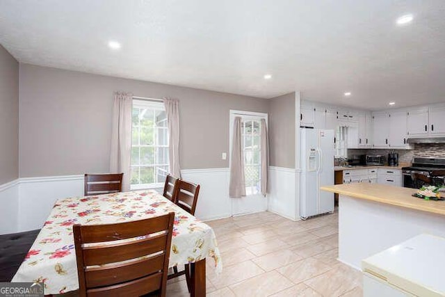4812 Pamela Ct, Acworth, GA 30101 - interior space with recessed lighting and wainscoting