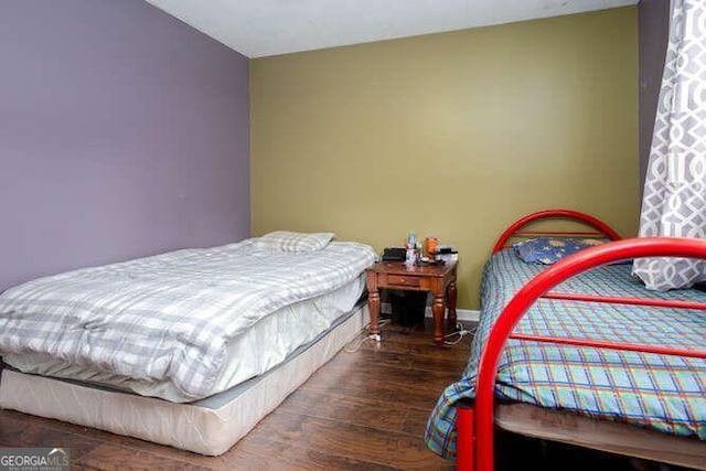4812 Pamela Ct, Acworth, GA 30101 - bedroom featuring baseboards and wood finished floors