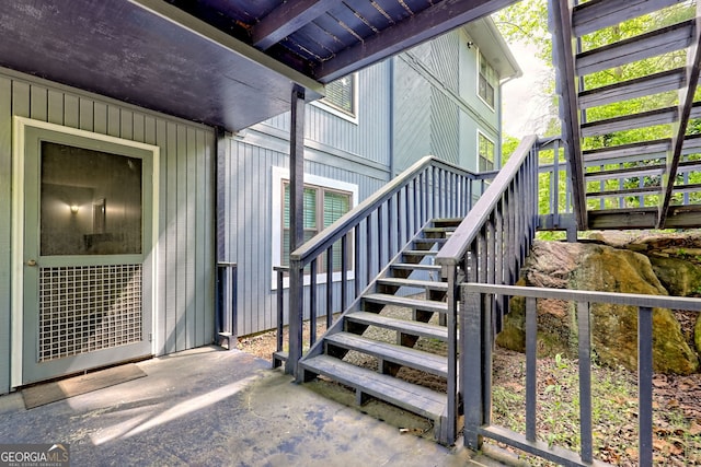 view of exterior entry