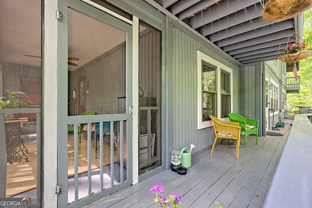 view of deck