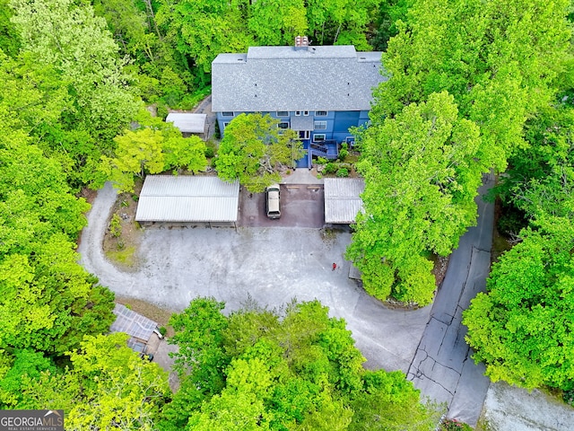 view of subject property
