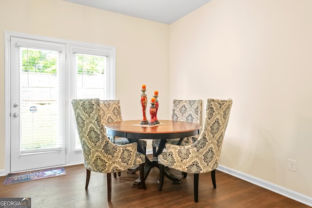 138 Yonah Way, Dallas, GA 30132 - dining space with wood finished floors and baseboards