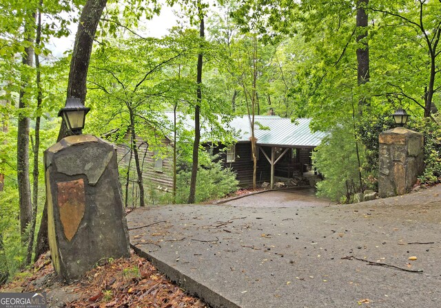 66 Pine Ridge Ct, Ellijay, GA 30536 - exterior space with metal roof and a standing seam roof