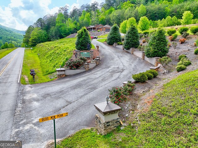 view of road