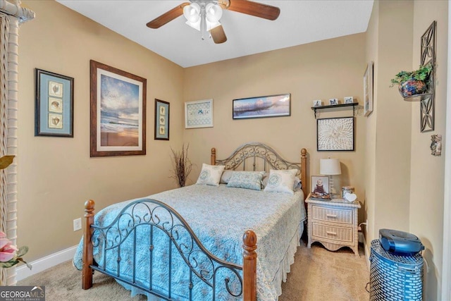 404 Hunts Landing Dr, Kathleen, GA 31047 - carpeted bedroom featuring a ceiling fan and baseboards