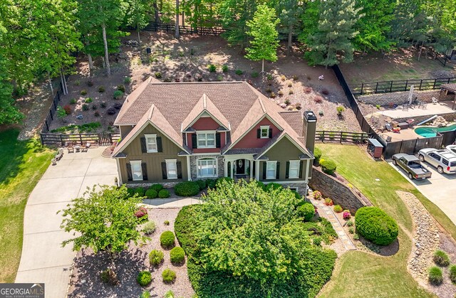 112 Pebblebrooke Run, Canton, GA 30115 - drone / aerial view