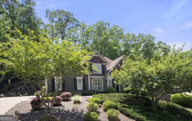 112 Pebblebrooke Run, Canton, GA 30115 - view of front of property featuring stone siding