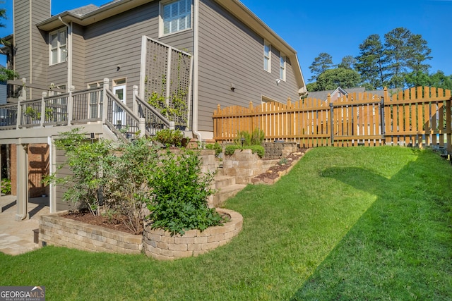 3641 Carriage Glen Way, Dacula, GA 30019 - view of yard with stairway
