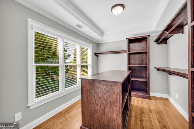 3641 Carriage Glen Way, Dacula, GA 30019 - spacious closet featuring light wood-type flooring and a raised ceiling