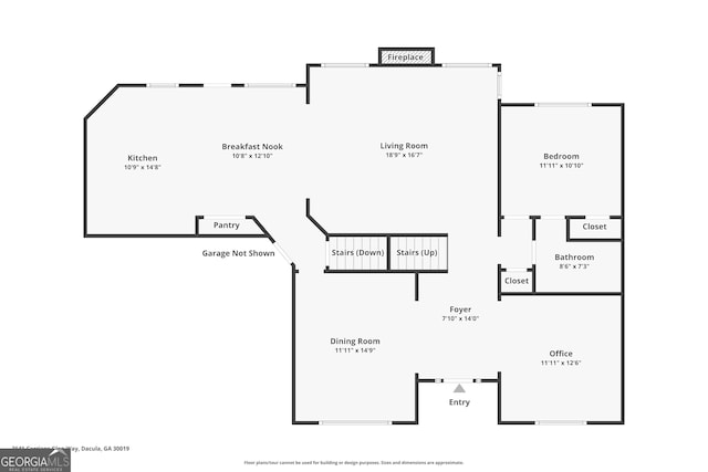 3641 Carriage Glen Way, Dacula, GA 30019 - home floor plan