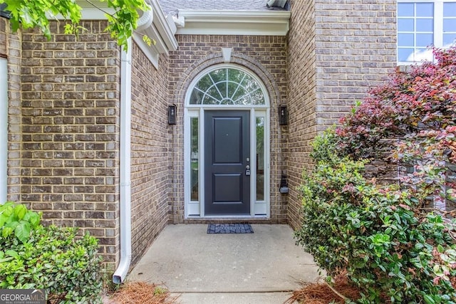 3314 Dilmus Dr, Powder Springs, GA 30127 - doorway to property featuring brick siding