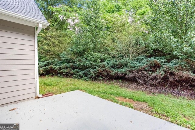 3314 Dilmus Dr, Powder Springs, GA 30127 - view of yard with a patio area