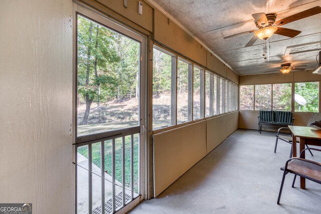 0 Vinson Mountain Rd, Rockmart, GA 30153 - sunroom / solarium with ceiling fan