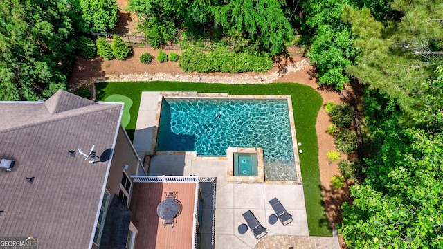 drone / aerial view